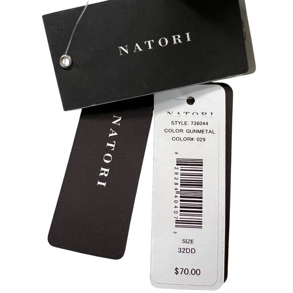 Natori Hidden Glamour Contour Underwire Bra in Gun Metal Size 32DD NEW! - Picture 9 of 9